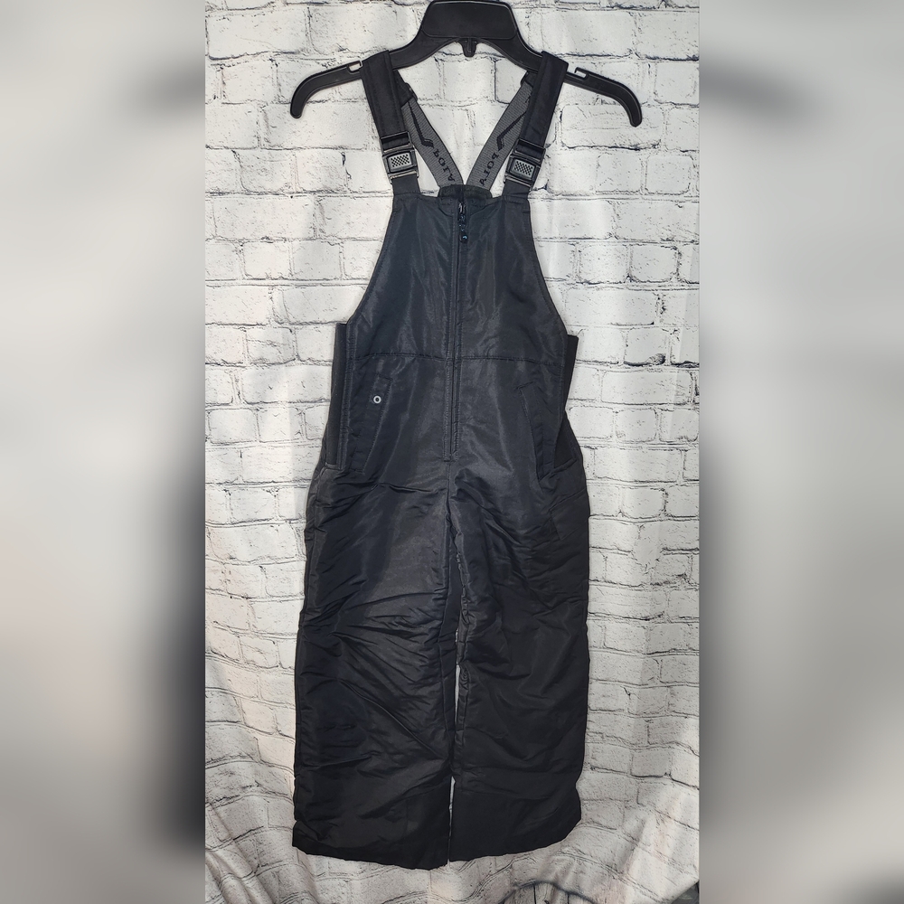 Youth Polar Edge Insulated Black Ski‎ Coveralls Size 6/7